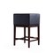 Manhattan Comfort Kingsley Counter Stool in Black and Dark Walnut, PK2 2-CS005-BK - alternate 4